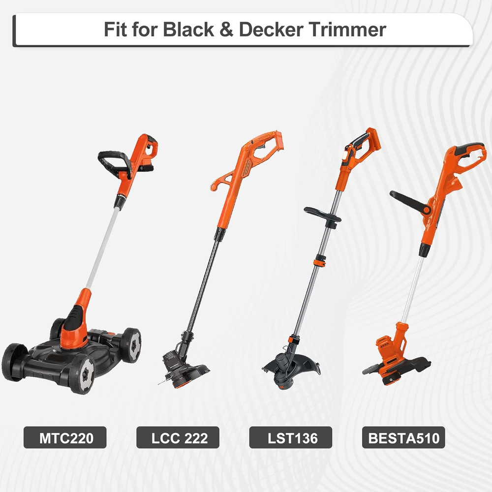 3 Pack AF-100 Weed Eater String Compatible with Black Decker Wacker String Trimm