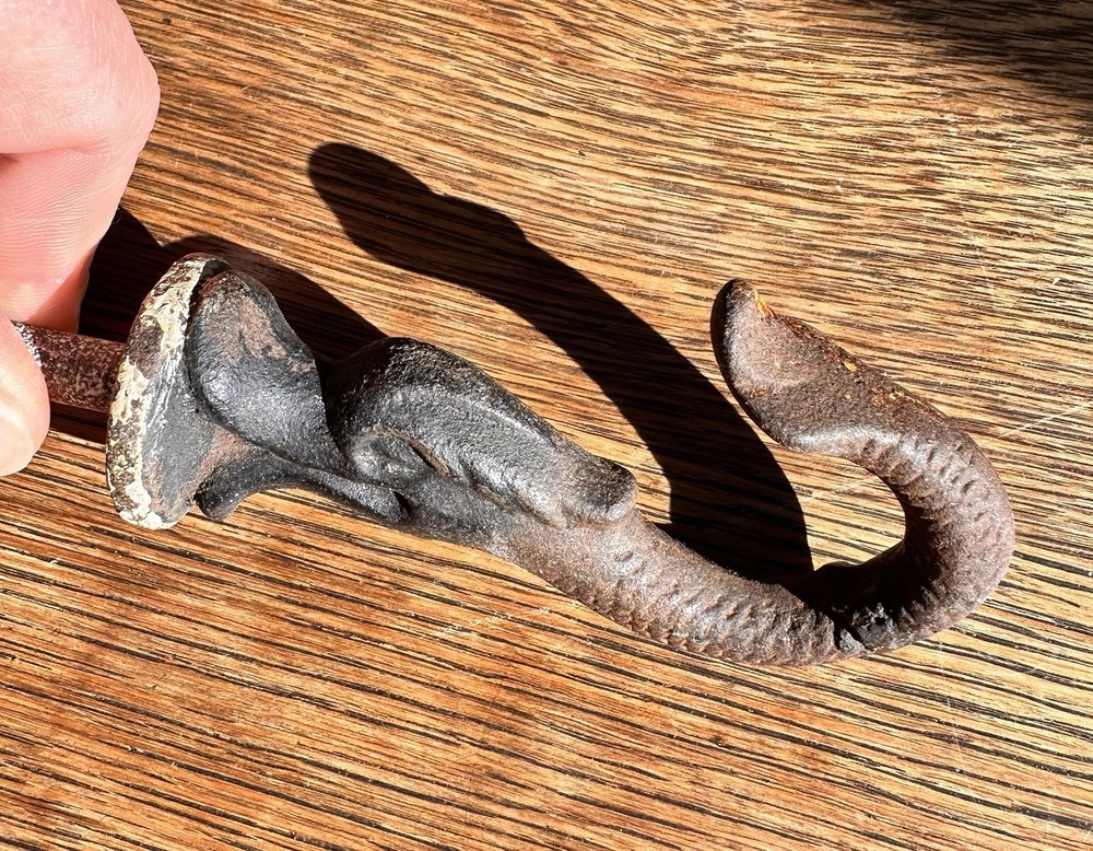 Victorian Cast Iron Ceiling / Lamp / Plant Hook