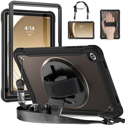 Clear Case for Galaxy Tab 11-inch 2023, Rugged Shockproof A9 Plus ClearBlack