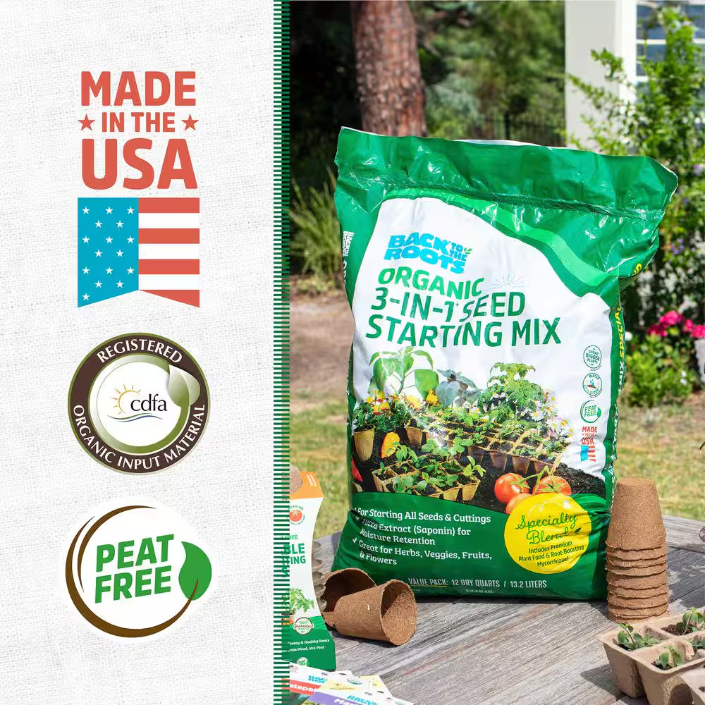 Organic Seed Starter Mix (6 Qt. )