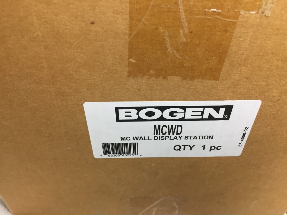 Bogen Intercom Multicom 2000 Quantum LED Wall Display MCWD