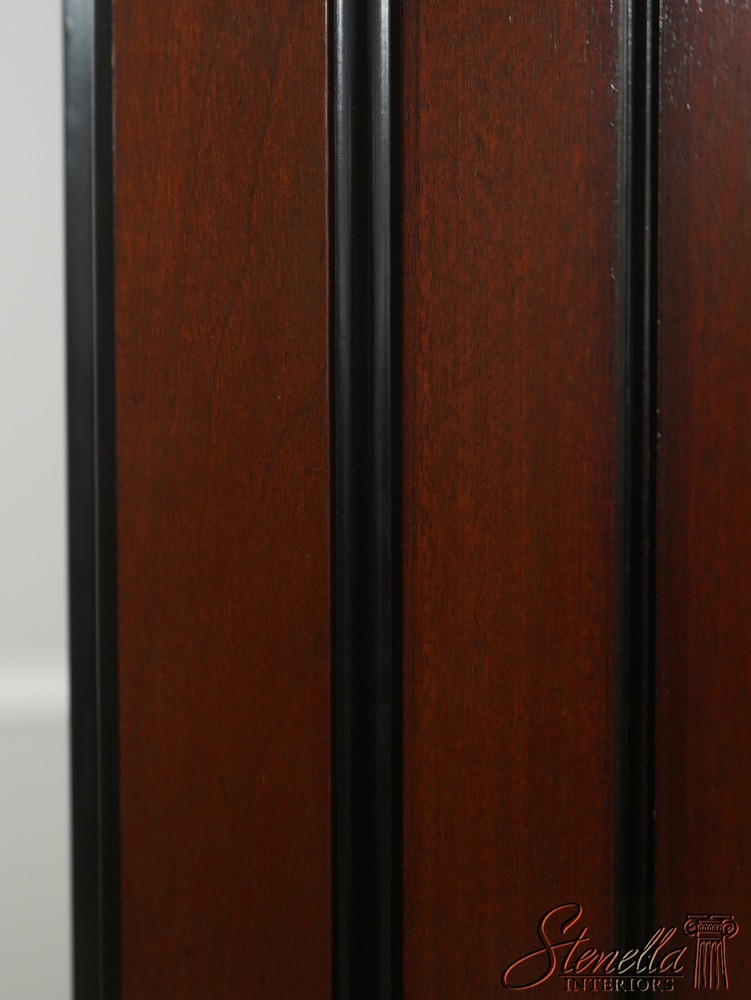 71754: Regency 4 Panel Mahogany Folding Screen Room Divider