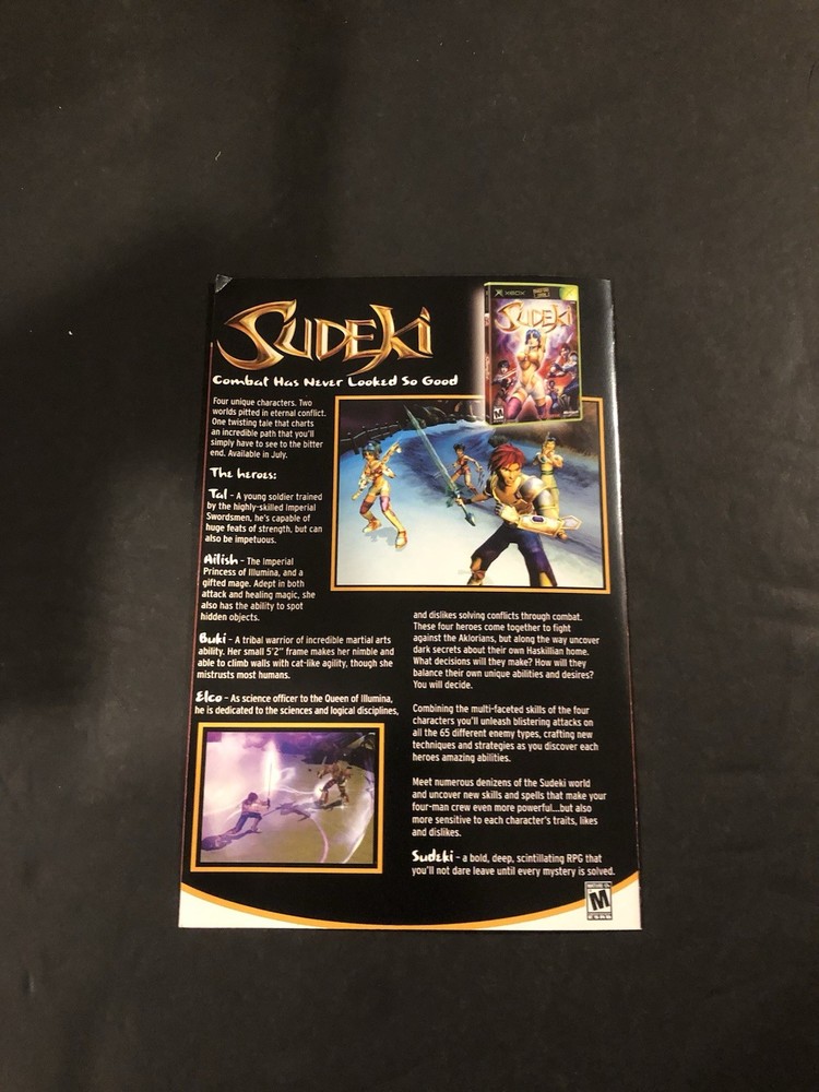 Fable Xbox Insert Only