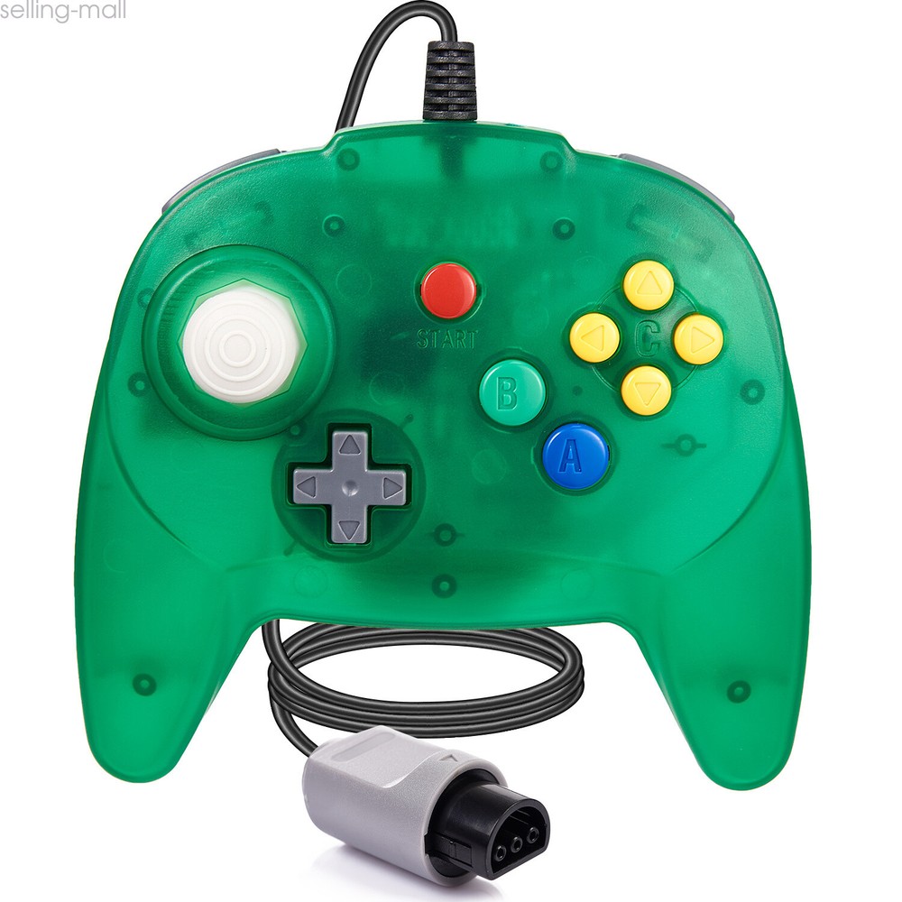 Classic N64 Wired Controller Joystick Replacement Remote for Nintendo 64 Console