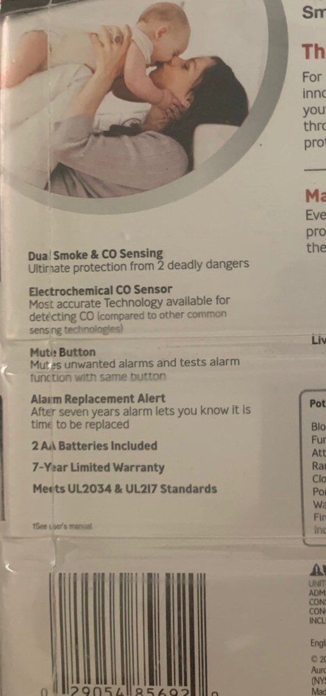 First Alert 2-in-1 Combination Alarm