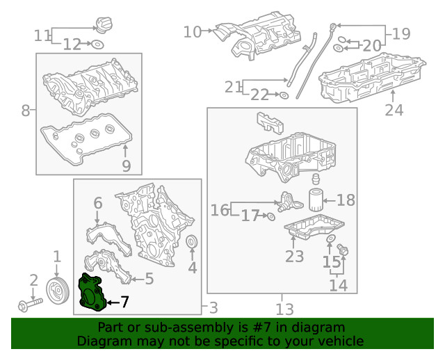 Genuine GM Front Engine Cover Insulator 12653146