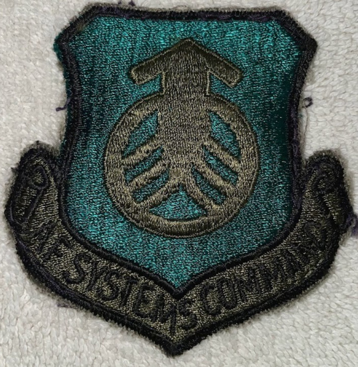 AF Systems Command patch, subdued/BDU