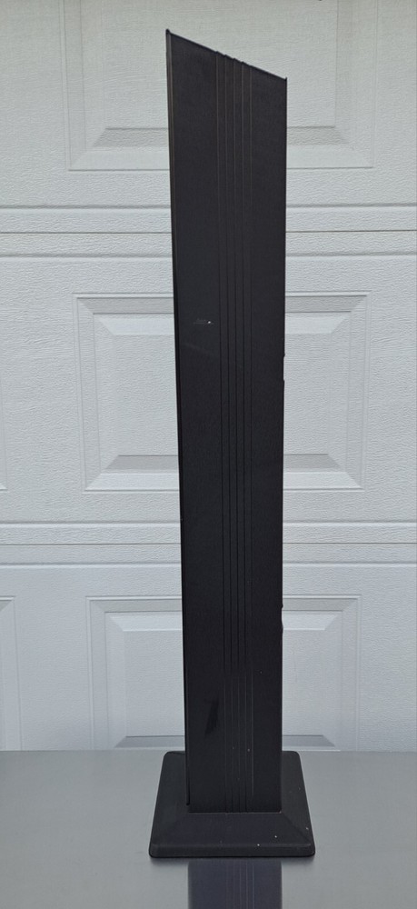 ALPHA Black 60 Capacity CD Storage Display Tower