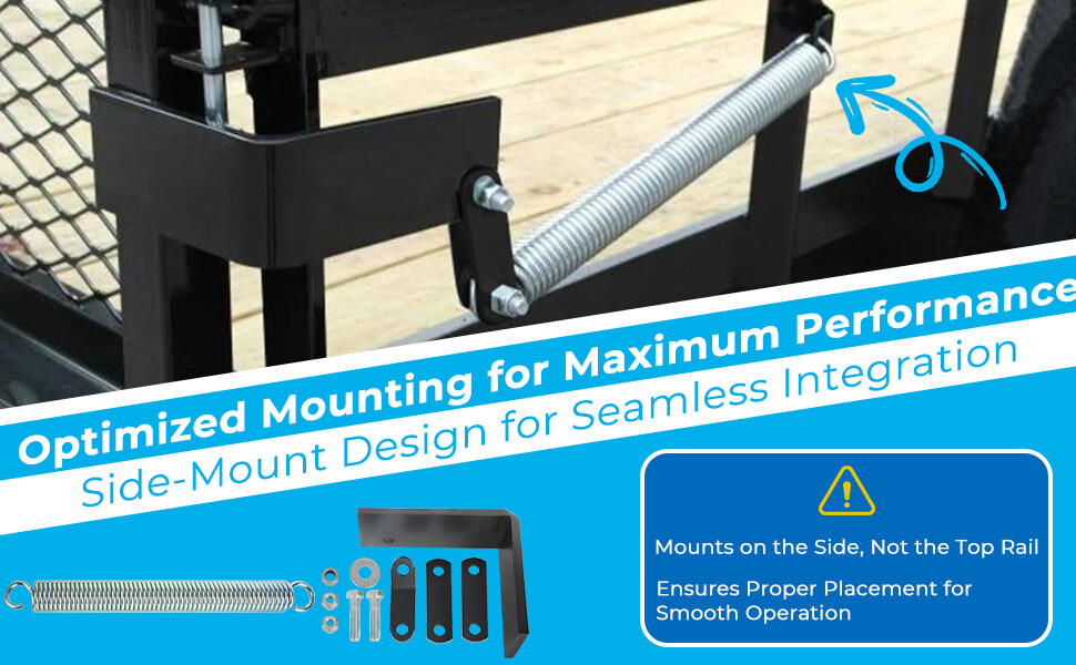 For most utility Trailer Tail Gate Spring Lift Assist Kit and trailer tailgates