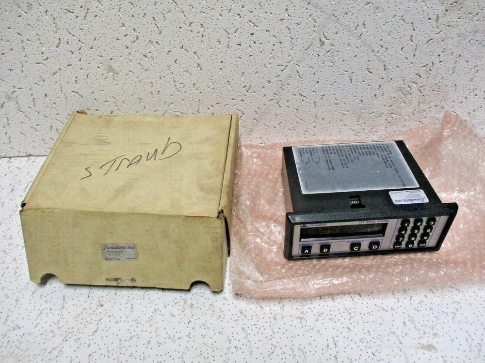 Flowdata RT 8000 Series Totalizer RT80A3A2C4 MS212 -4