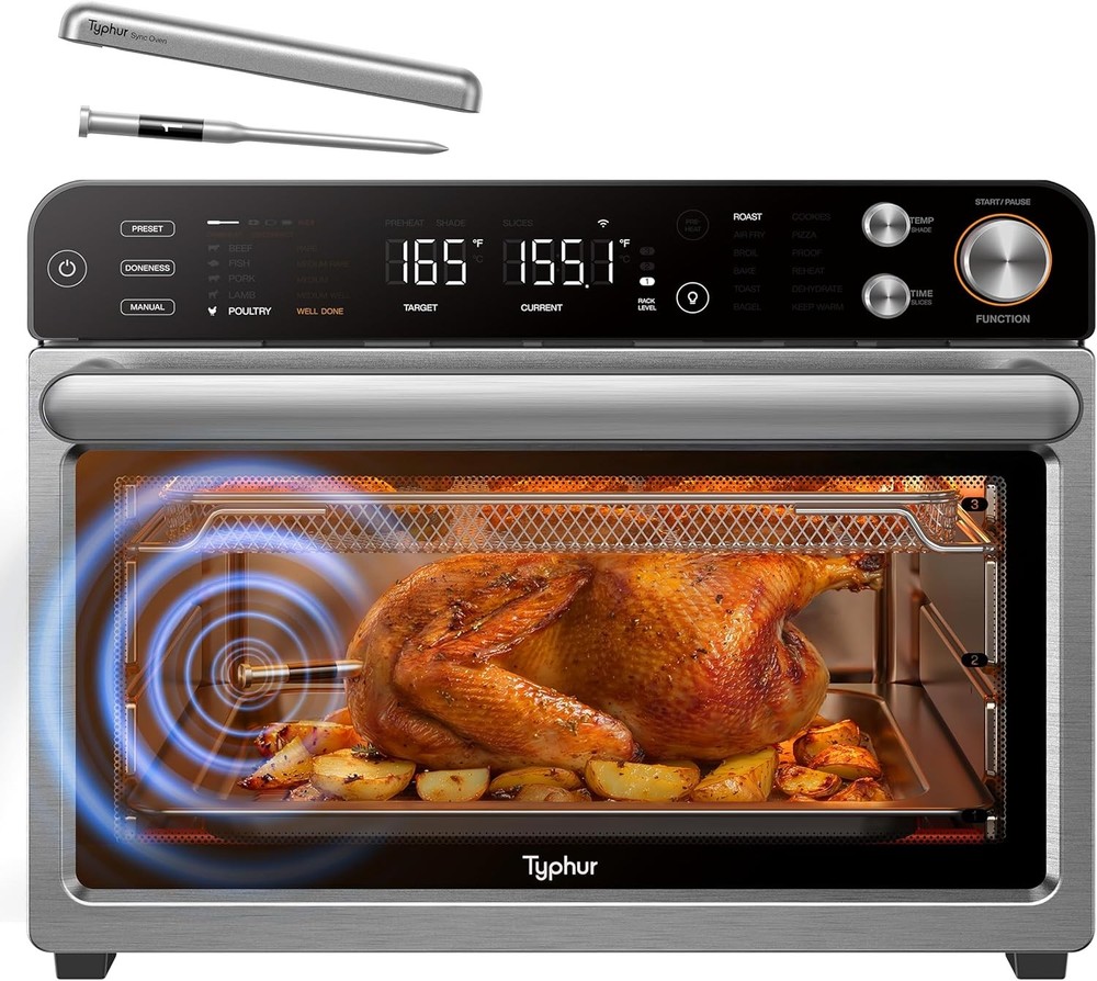 Typhur Sync Oven with Smart AI Wireless Meat Thermometer Probe