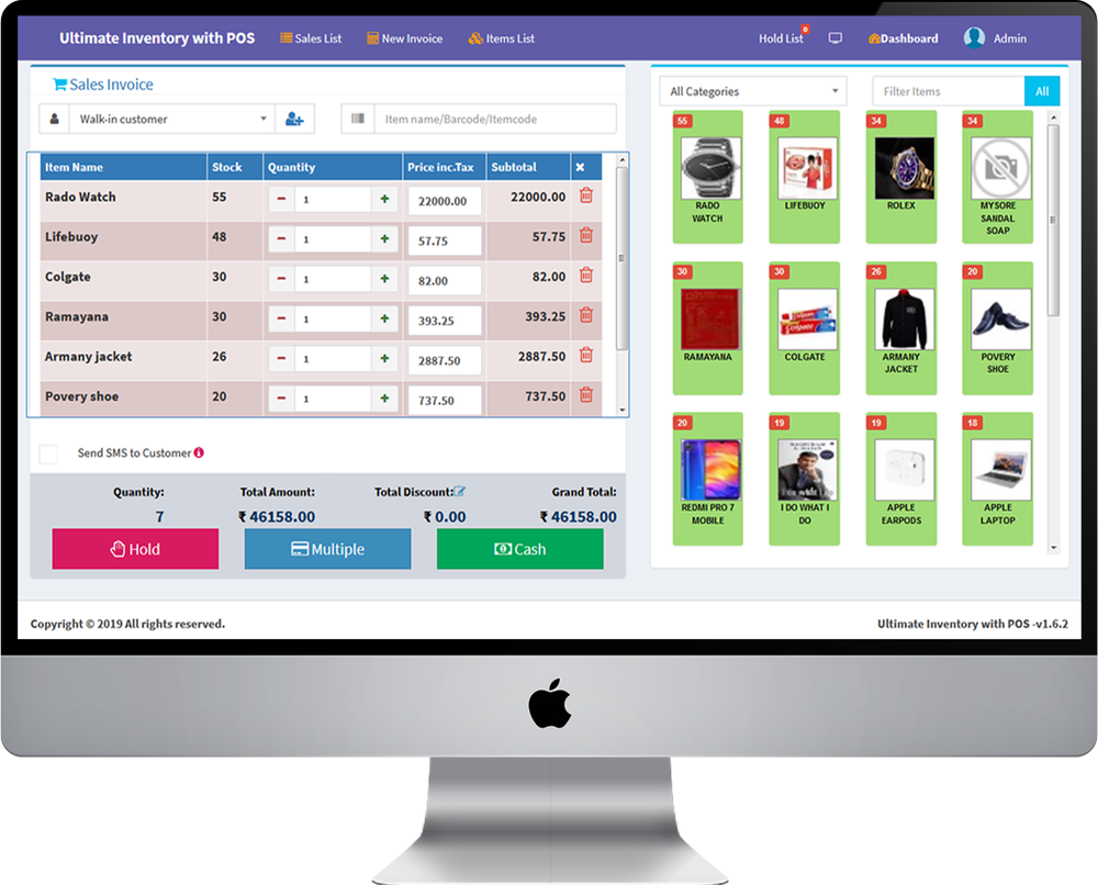 POS System with Free VPS Web Hosting and Installation