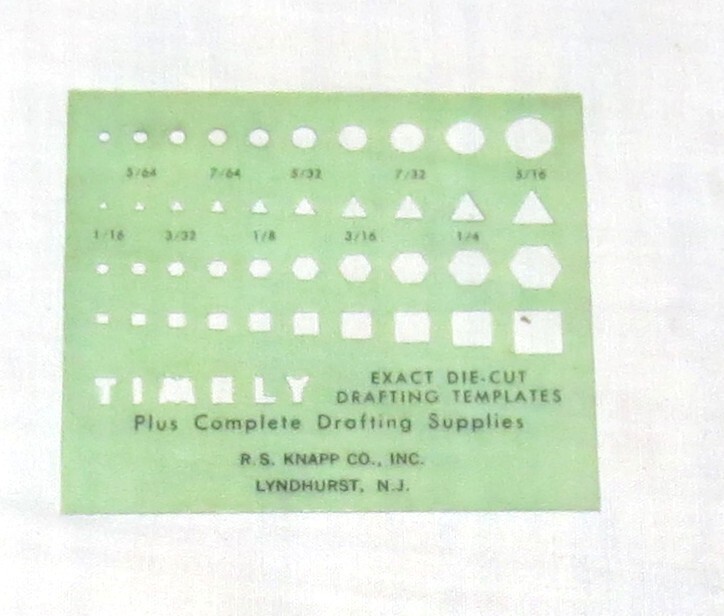 Knapp Exact Die Cut Drafting Templates