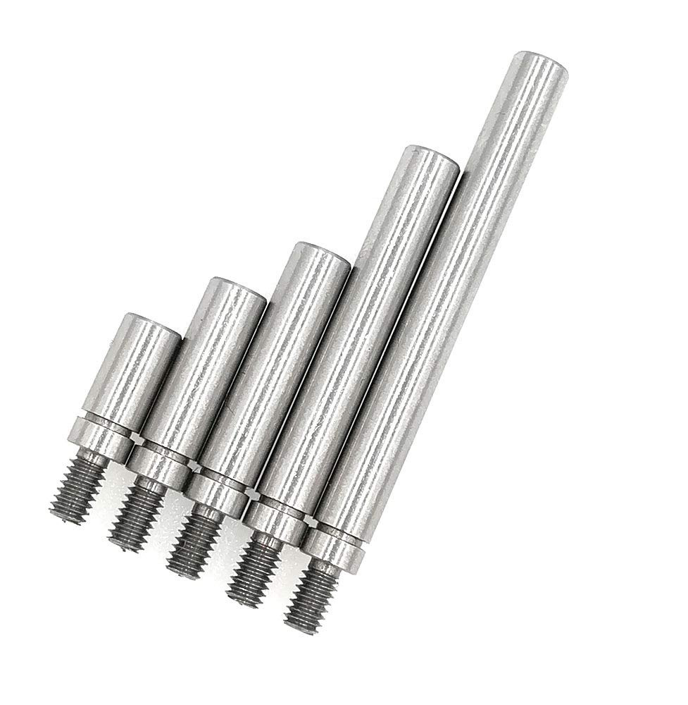 Dial Indicator Extension Rods 4.5mm Dia 4-48 UNF Thread 10-40mm 5pcs