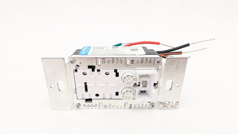 Lutron MS-A202-WH Maestro Dual Technology Occupancy Sensor Switch Dual-Circuit