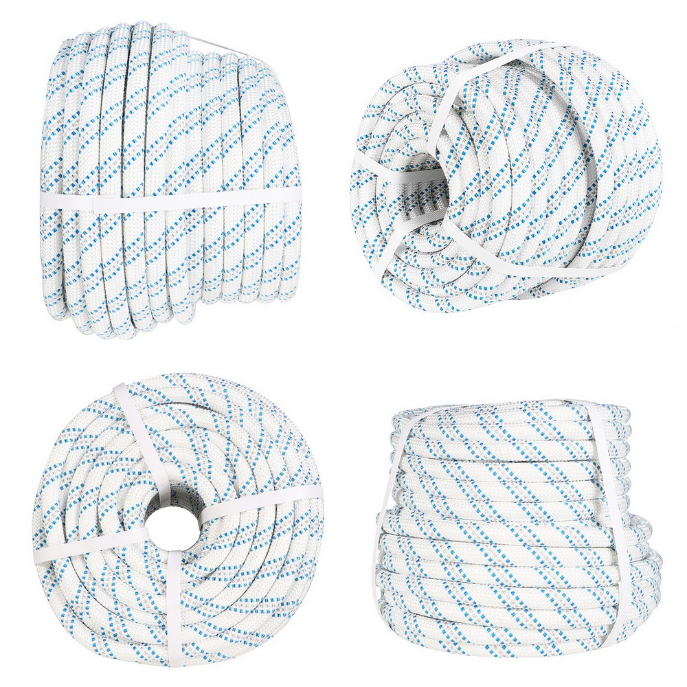 Pulling Rigging Line 5/8" × 150' Double Braid Nylon Polyester Arborist Bull Rope