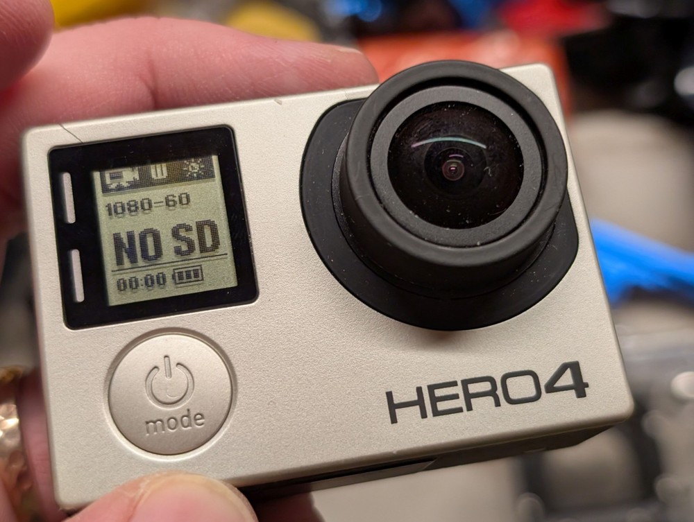 GoPro HERO4 Silver Action Camera Bundle w Housing Mounts Batteries Case Bundle