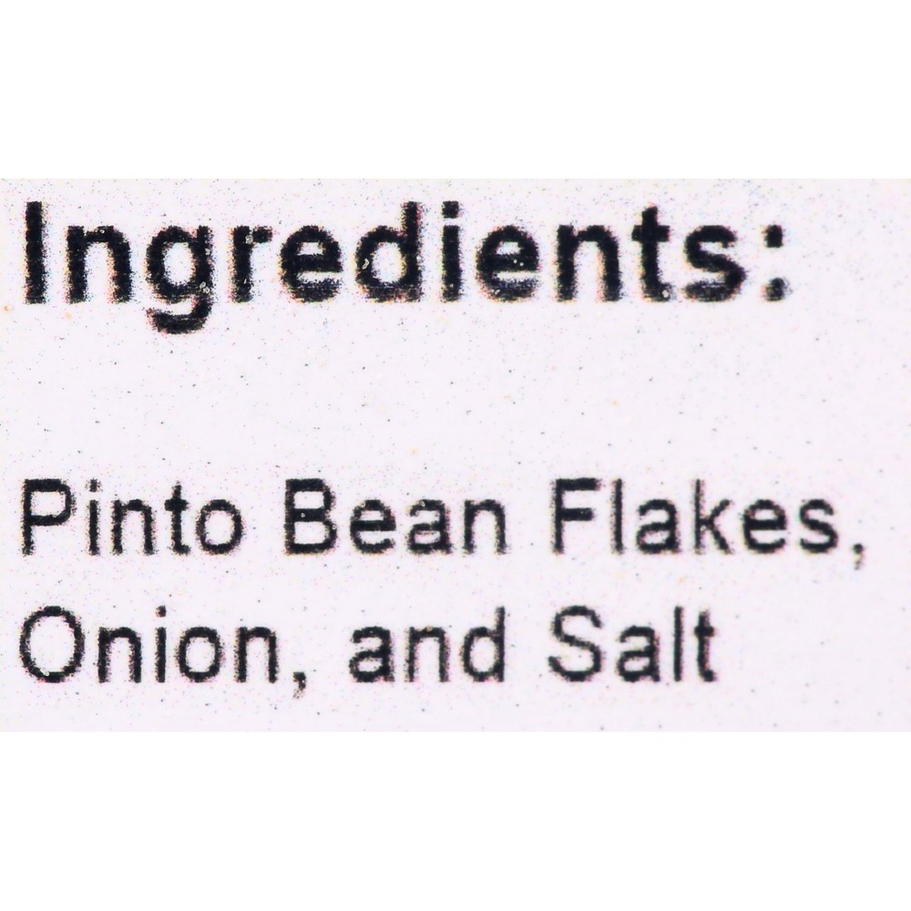 Dehydrated Refried Beans Instant Mix Pantry Staple Quart Jar
