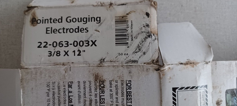 Gouging Electrodes DC Pointed 22-063-003X