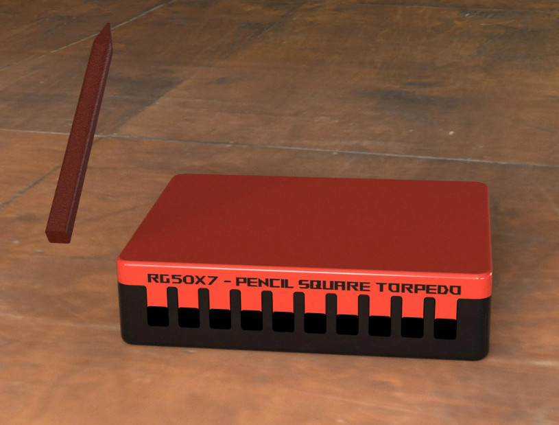 RG50x7 Square Torpedo cigar mold