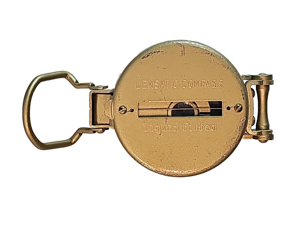 Vintage Engineer Lensatic Compass ~ Liquid Filled / JAPAN