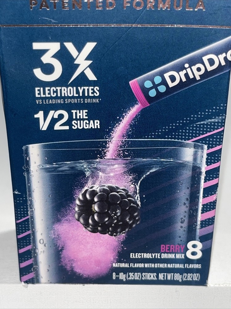Hydration Supplement With Electrolytes, Grape, Sealed