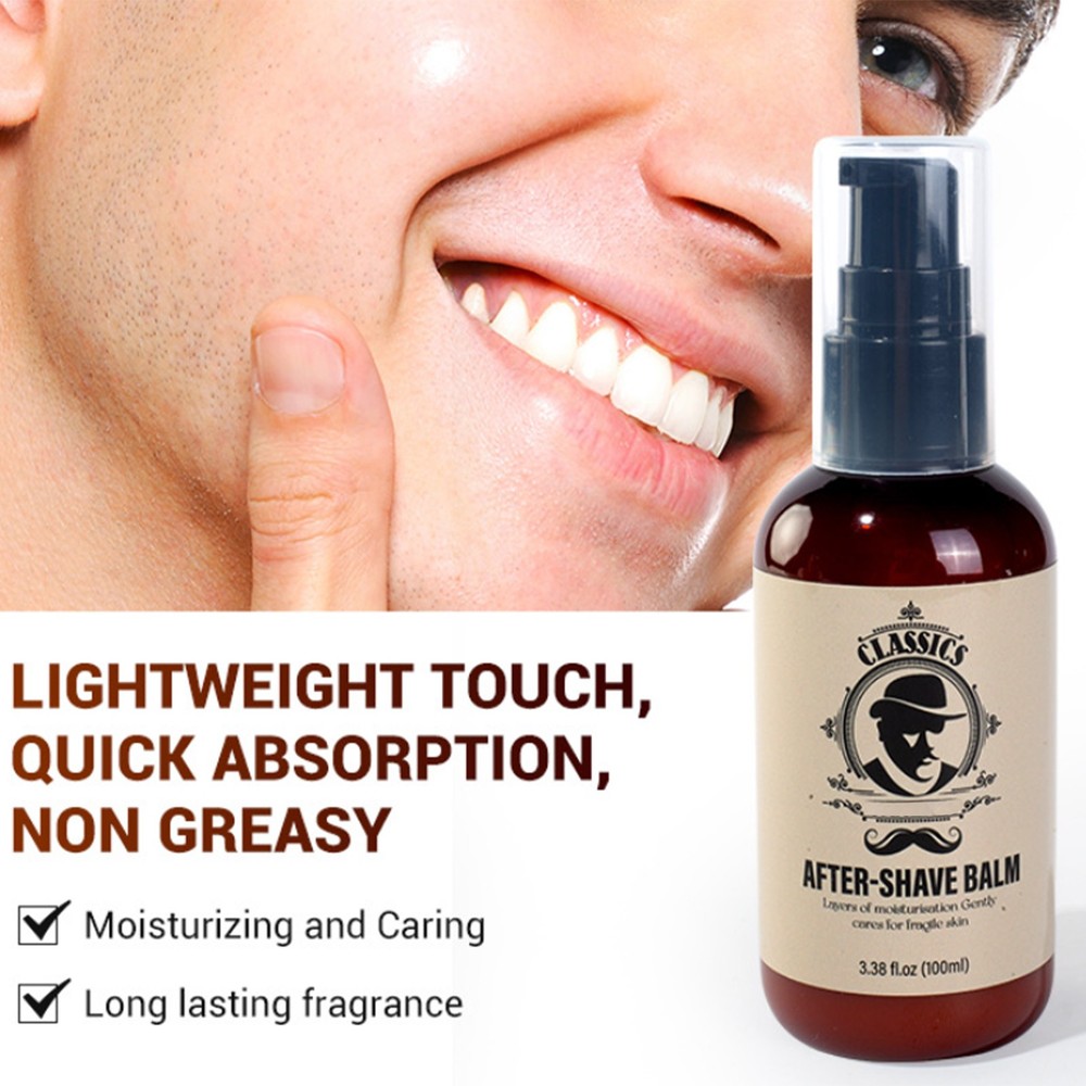 Men 100ml Mild Not Irritating After-shaving Balm Moisturizing 1Pcs Refreshing