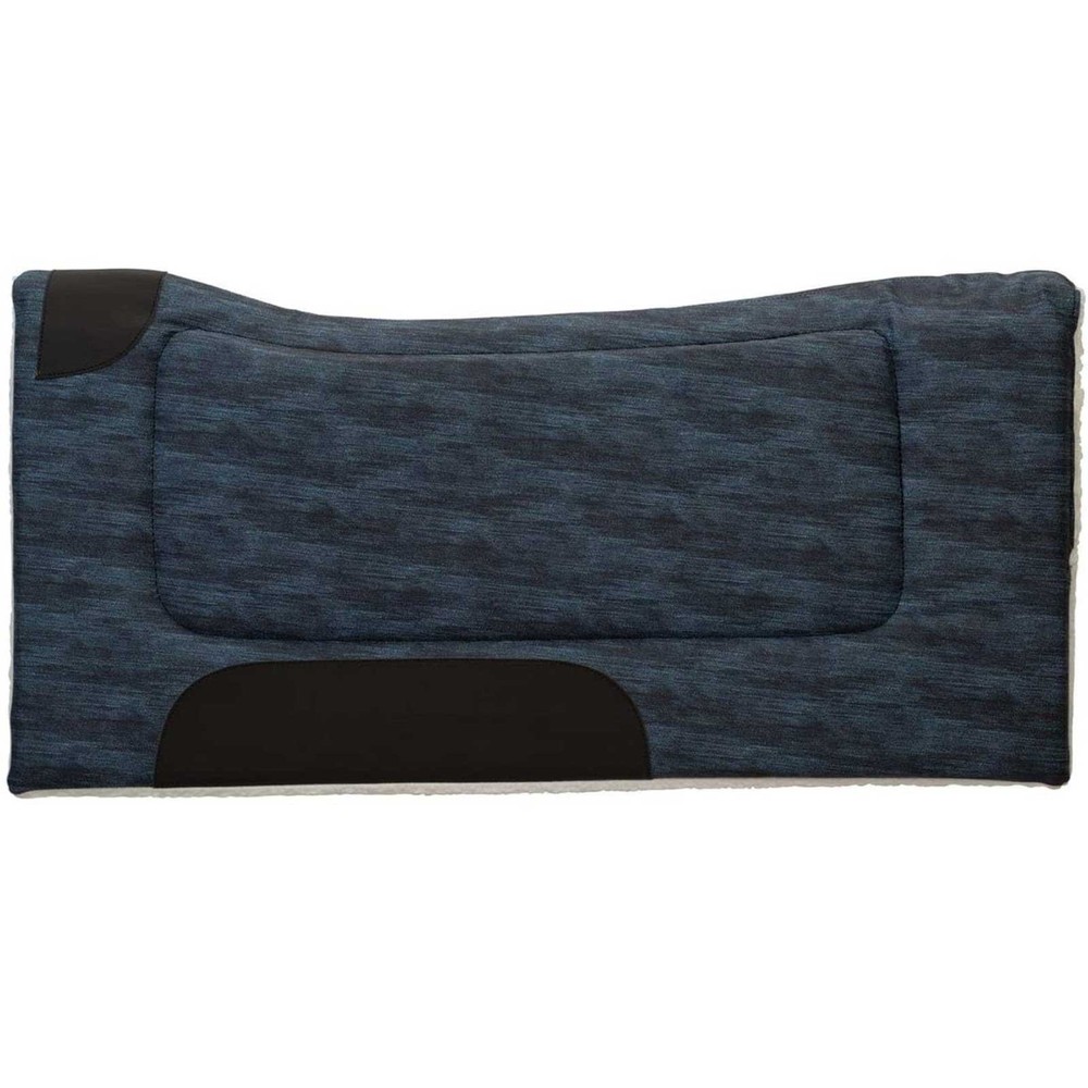 Weaver Leather Contoured Microfiber Saddle Pad - Black 30 x 30"