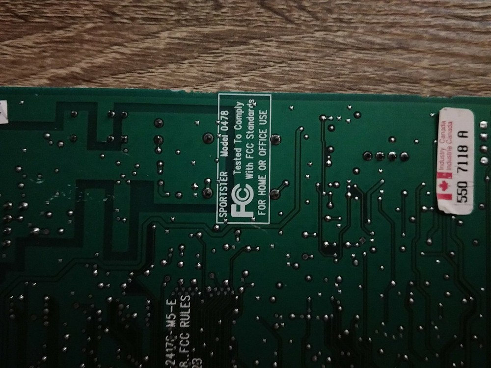 US Robotics Sportster 0478 Internal ISA Modem for Gateway 2000