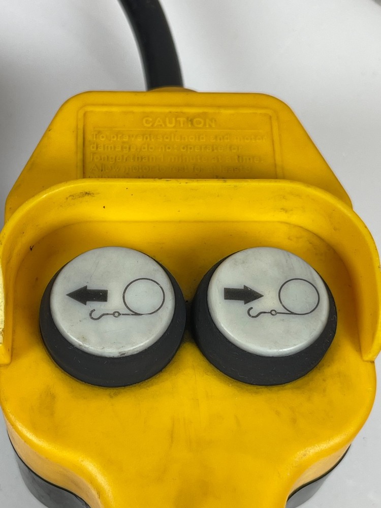 Chigaco Industrial Pendant Control Switch 2 Button Hoist Crane Controller tested