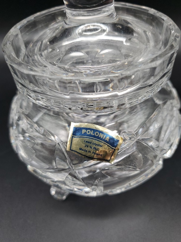 Polonia Crystal Jelly/Jam Jar