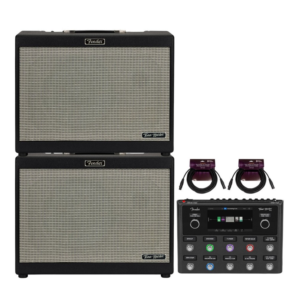 Fender Tone Master Pro with Over 500 Presets 2 Pack Bundle PRO
