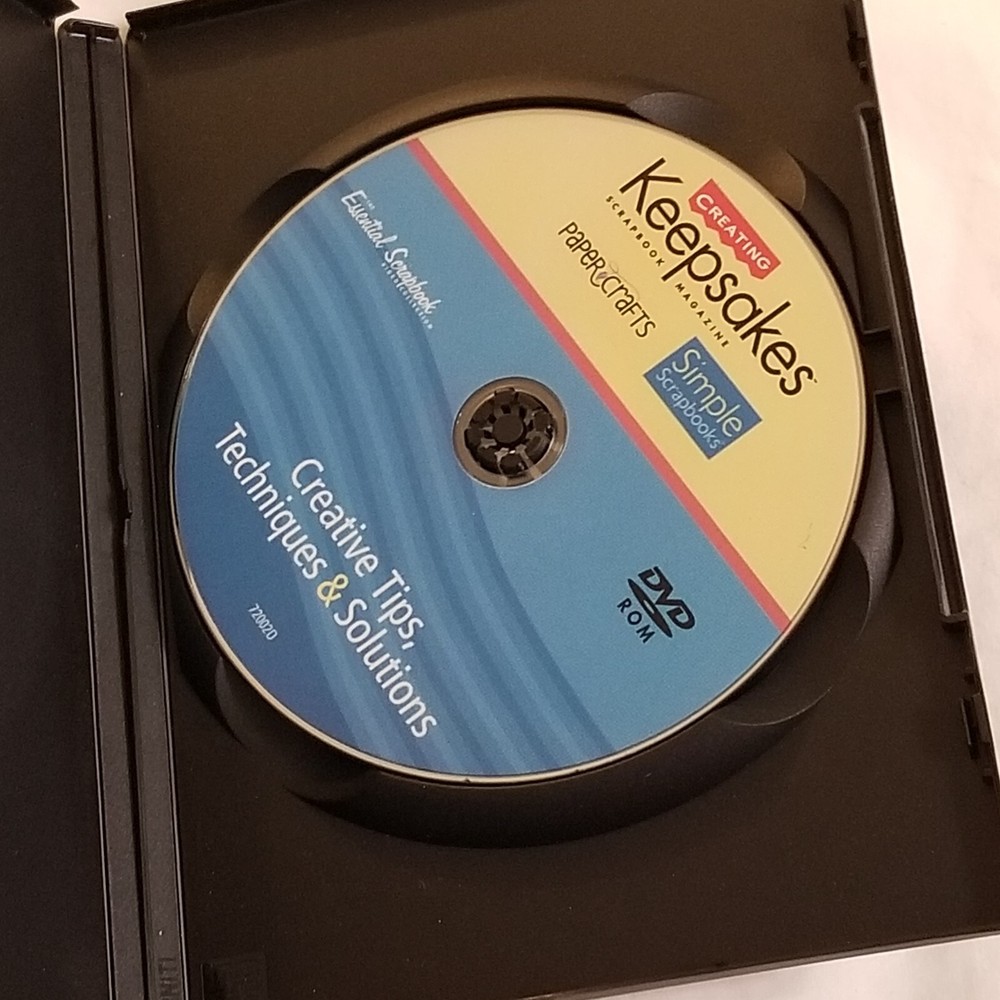 Creating Keepsakes CREATIVE TIPS, TECHNIQUES & SOLUTIONS DVD-ROM Scrapbooks -G