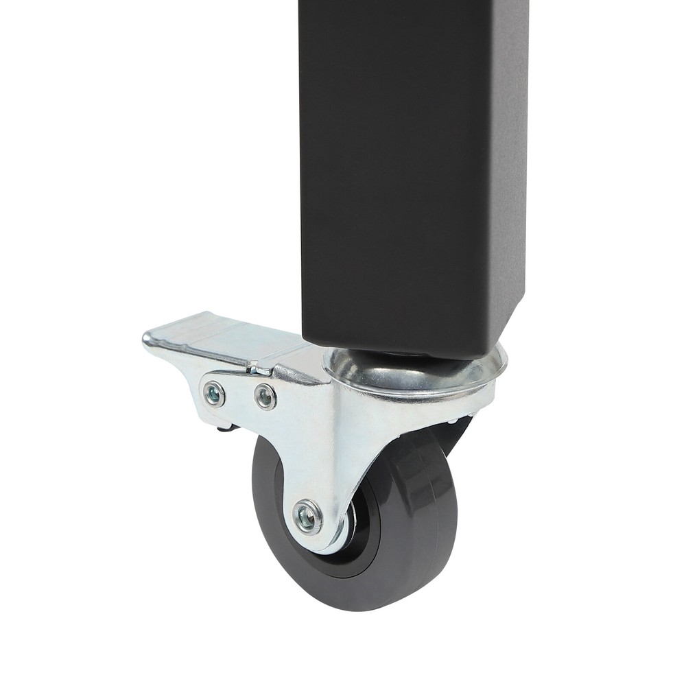 Single Folding Security Gate Rolling Barricade Gate Accordion Security Gate NEW