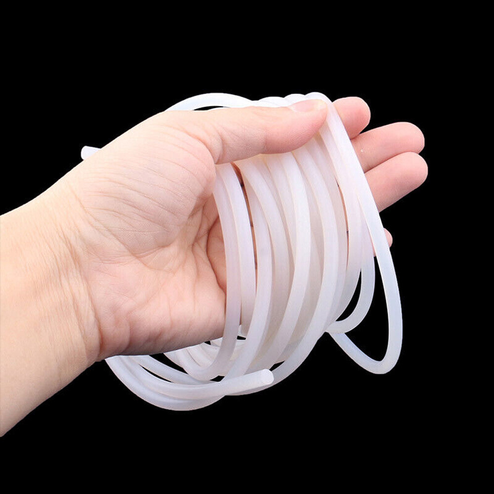 Silicone Solid Rubber Sealing Strip Round Bar Rods Ø1-30mm High Temp Waterproof