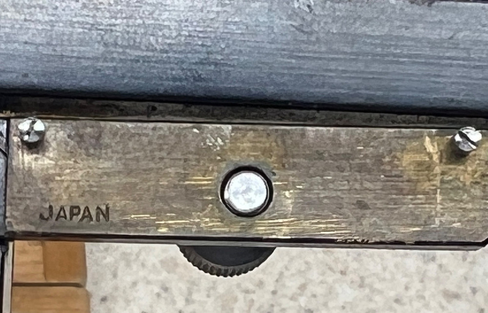 Vintage Japan Microscope Mechanical Stage/Slide Holder