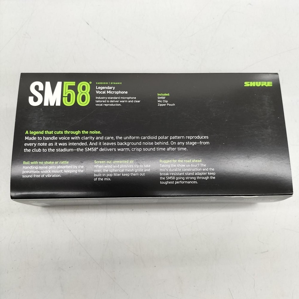 Shure Dynamic Microphone SM58-LCE Used