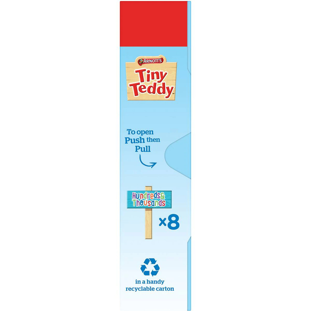 Arnotts Tiny Teddy Teddies Biscuits Hundreds and Thousands Box 8 Pack