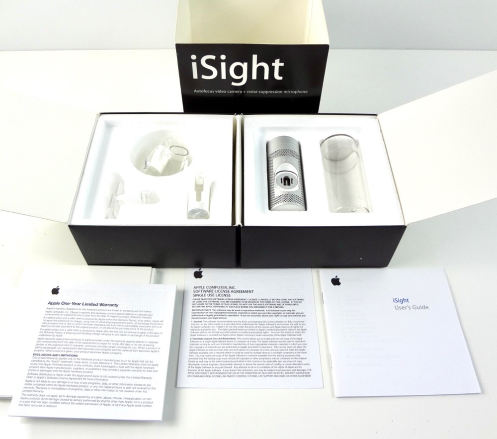 Apple iSight FireWire Video Camera BOXED PERFECT CONDITION  ⭐️⭐️⭐️⭐️⭐