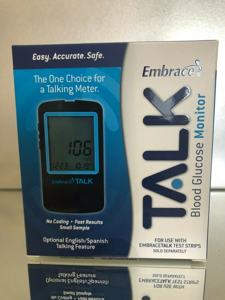 Embrace No-Code Talking Blood Glucose Meter System. 25% OFF.