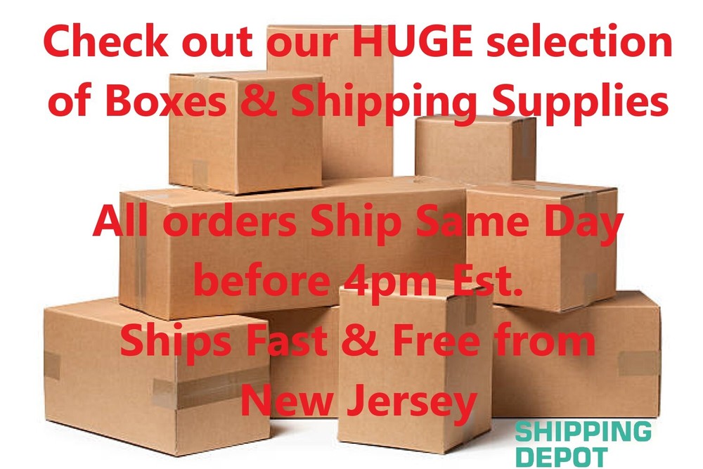 Pick Quantity! 1-650 4x3x2" White Corrugated Mailer Small Folding Box Light Ship