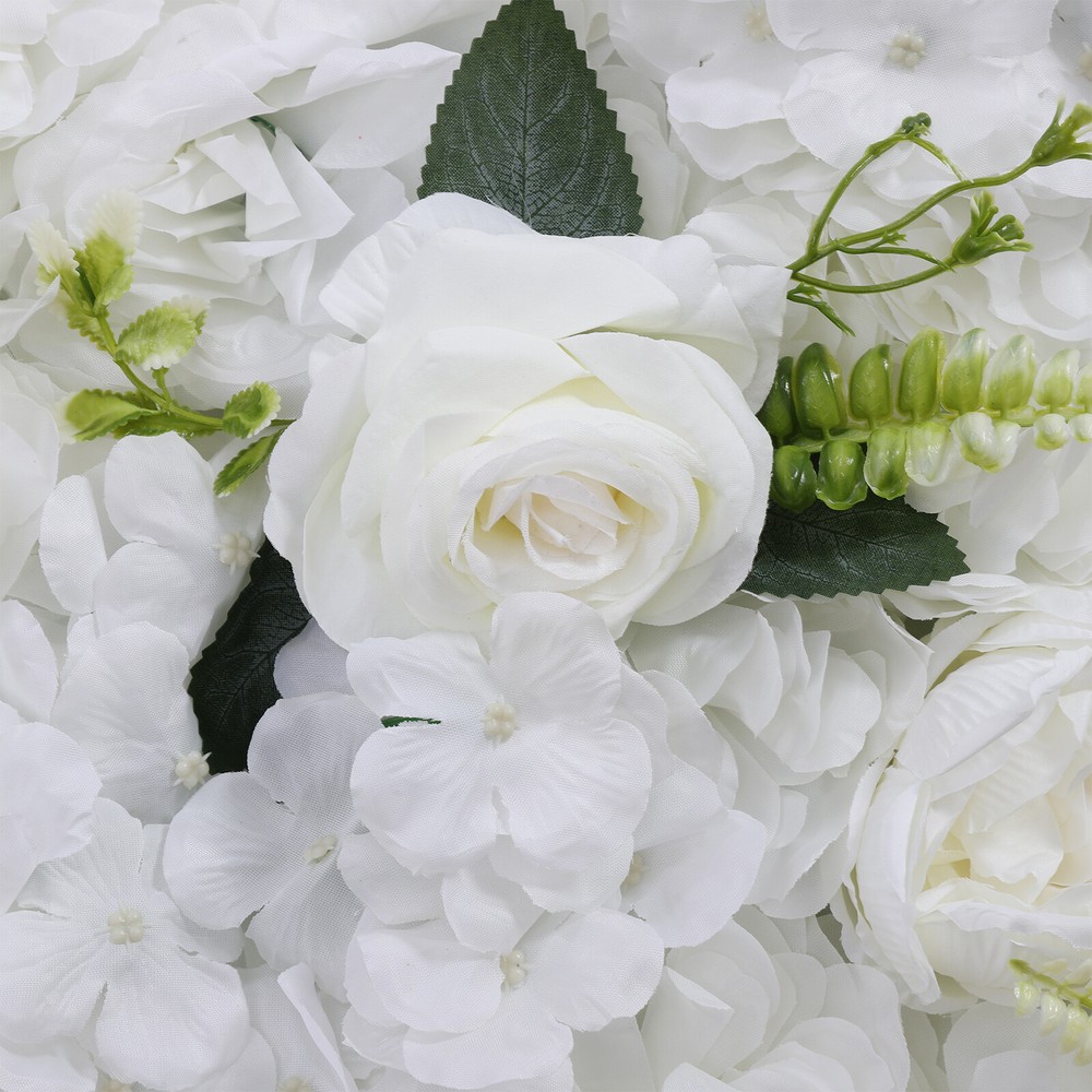 6Pcs Artificial Flower Wall Panel Wedding Backdrop Event Party Flower Wall Panel