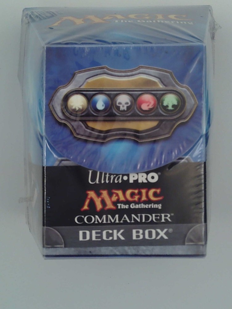 MAGIC THE GATHERING DECK BOX: Pro Hex Commander blue Box (ULP 82910)
