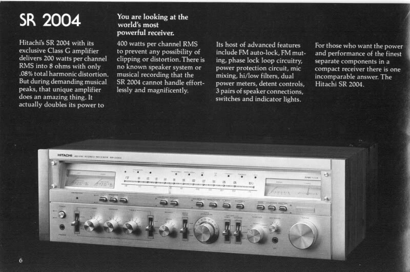HITACHI SR-2004 Capacitor Replacement Kit Capacitors