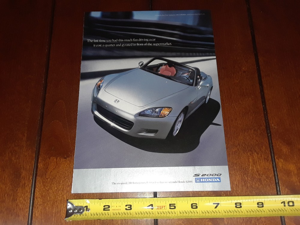 HONDA S2000 ORIGINAL AD