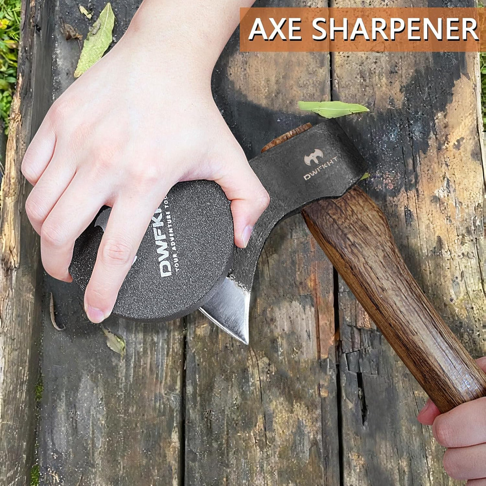 Axe Sharpener - Hatchet/Machete Sharpening Stone, Whetstone Blade & Tool Sharpen