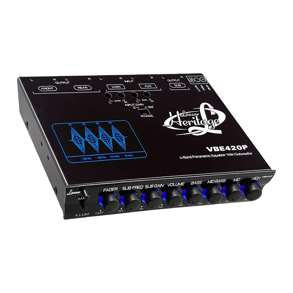 Lanzar VBE420P 4 Band Parametric Equalizer