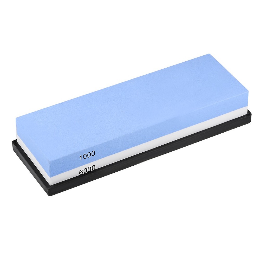 Double-Sided Whetstone Knives Sharpener Sharpening Stone 1000/6000 Grit