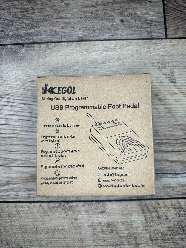 Ikkegol USB Programmable Foot Pedal
