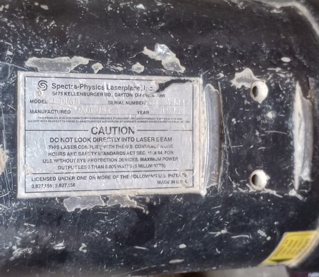 Spectra dialgrade Pipe Laser with Case and Cords